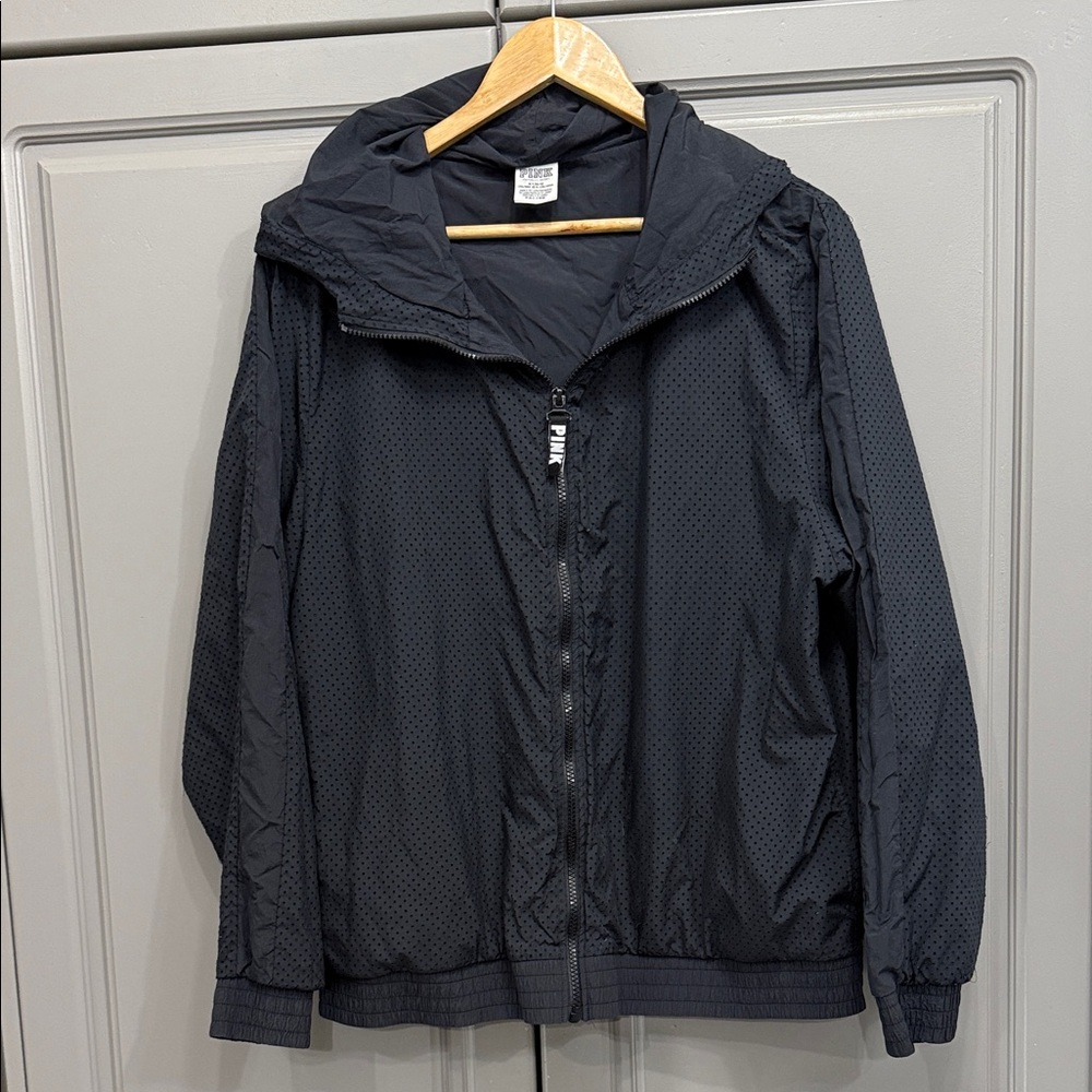 PINK Victoria's Secret Black Utility Jacket